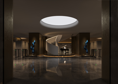 宁波大型足浴中心装修设计案例效果图